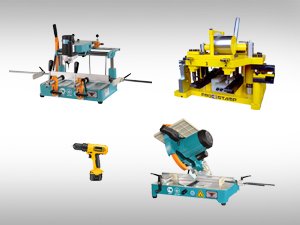 Máquinas para esquadrias de alumínio